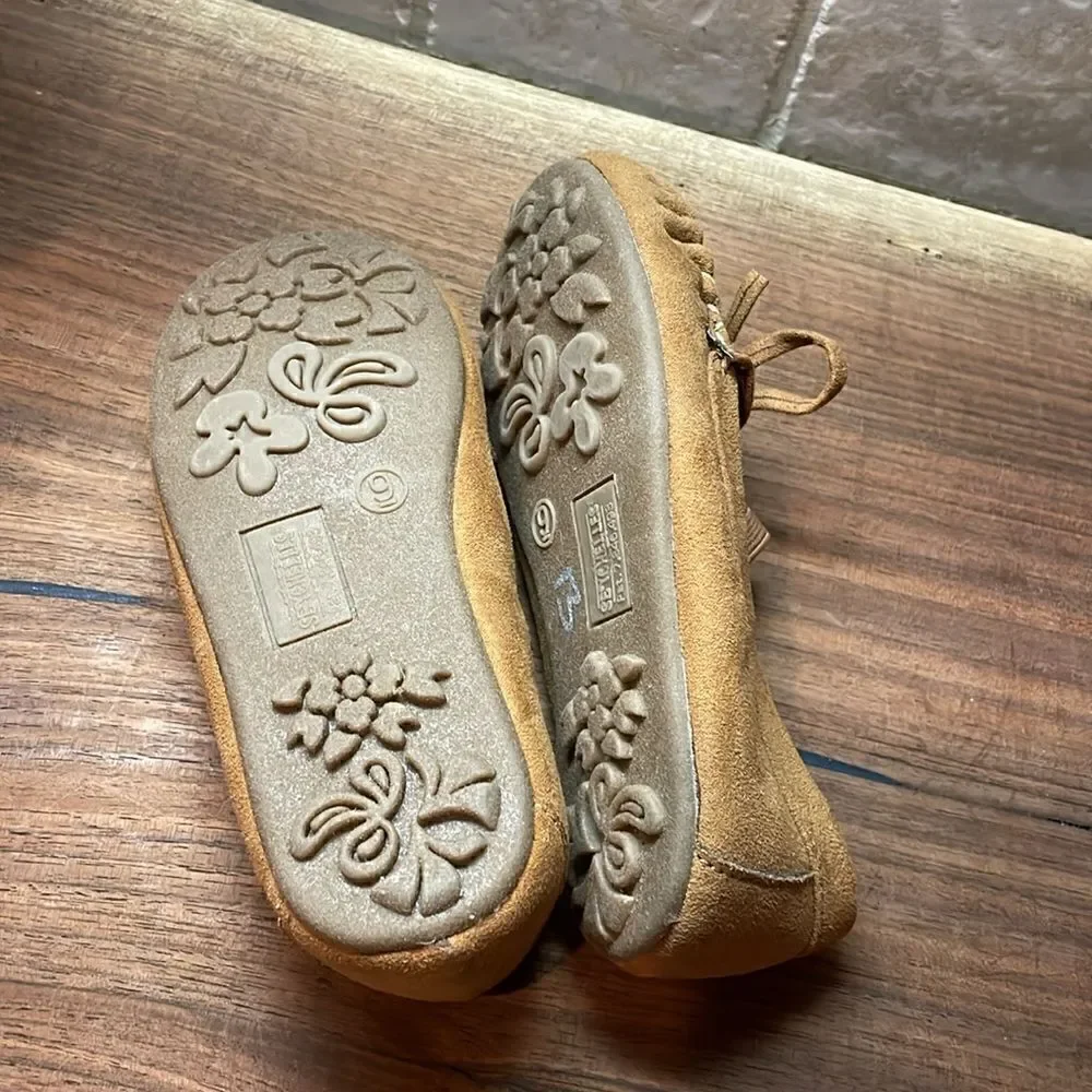 Seychelles Girl's Floral Moccasins - 9 - NWOB